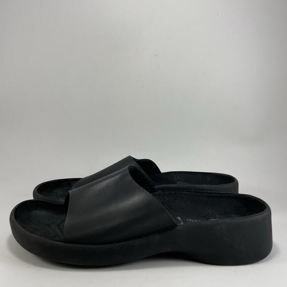 Birkenstock Tatami Slide Sandals Womens Size 40/ US 9-9.5 Narrow Wedge Black - Picture 3 of 9